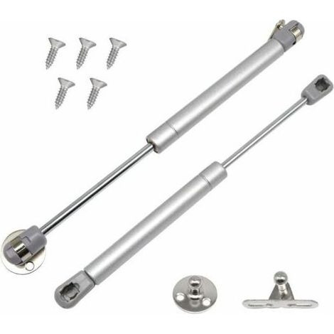 Tigrezy 2er-pack Gasfedern, 60 N/6 Kg Möbelfeder-gasdämpfer, Soft-close-scharniere, Hydraulische Schrankstreben Für Küchenschränke (2, 60 N)