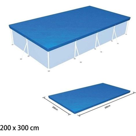 Schutzhülle – Rechteckiges Schwimmbecken – Blau – 3 M X 2 M