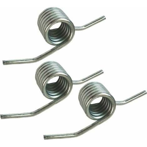 Rückholfeder Für Torsionsgriff Eines 3-tonnen-hydraulikwagenhebers – Federstahl – 3-teiliges Set – Silberfarben