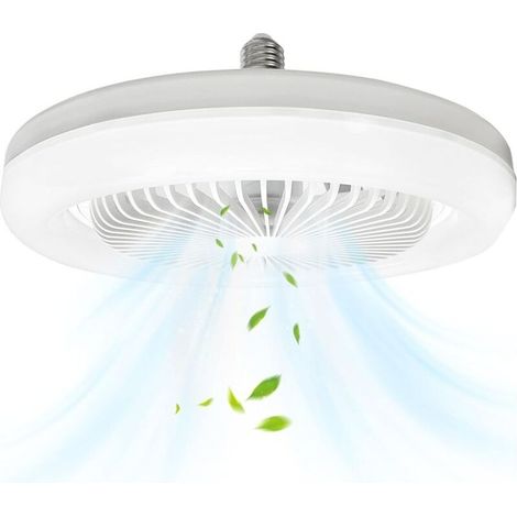 10-zoll-led-deckenventilator Mit 30 W, E27-fassung, Leiser Betrieb Mit 3 Modi, Schnelle Installation Für Schlaf- Und Wohnzimmer