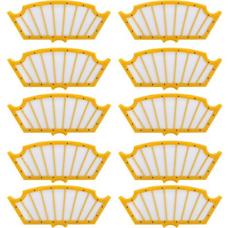 Lot De 10 Filtres De Rechange Pour Robot Aspirateur, Compatibles Avec Les Modèles 510, 530, 580, 610 Et 625
