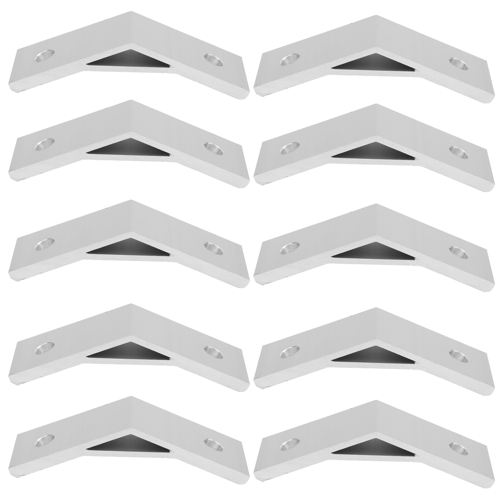 Satz Mit 10 Winkelverbindern Aus Aluminiumlegierung (135°) Für T 4040-profile