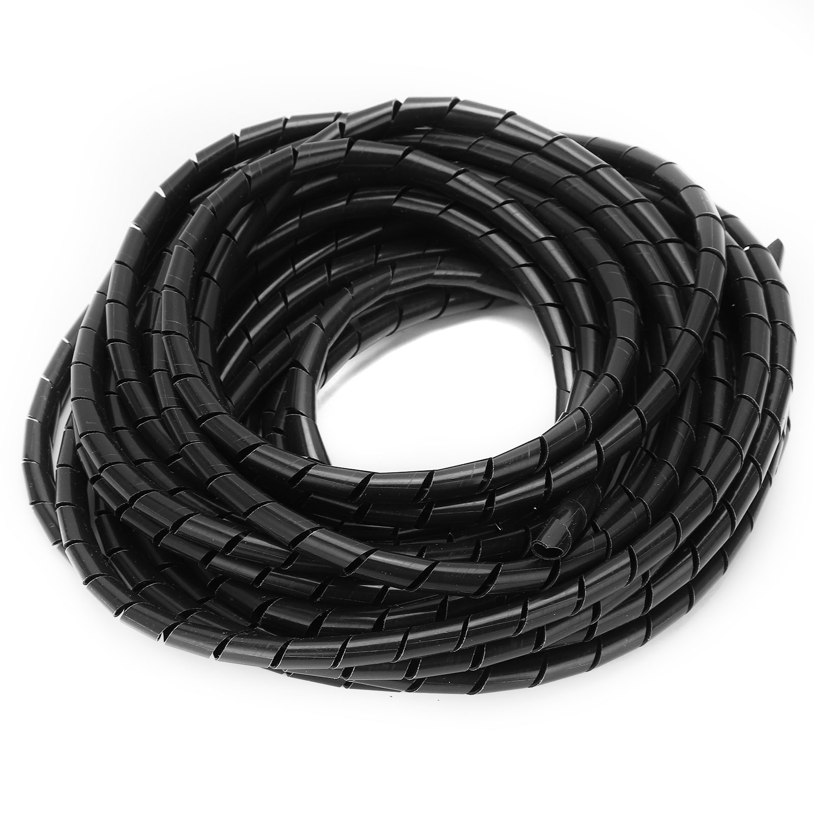 Spiralgewickelter, Flexibler Pvc-kabelschlauch Zur Kabelorganisation In Werkstatt, Büro Oder Haushalt, Ø 8 Mm, 10 M