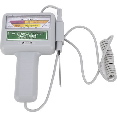 Testeur Ph Portable Compteur Chlore Piscine Spa Qualité Eau Moniteur Vérificateur