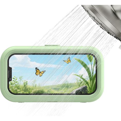 Support De Téléphone Pour Douche Protection Étanche Murale Support Pour Écran Tactile En Salle De Bain Pour Douche Cuisine Sport Plage Piscine Hommes Femmes