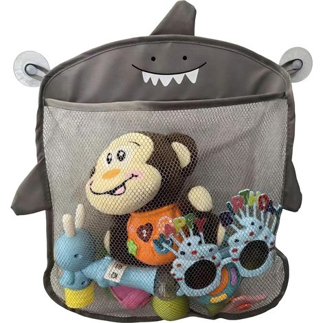 Filet De Bain Pour Jouets De Bain - Avec 2 Crochets Autocollants - Filet De Rangement Pour Jouets De Bain - Filet De Rangement Pour Jouets De Bain