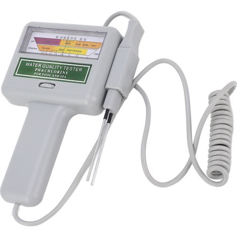Testeur De Qualité De L'Eau De Piscine Pc101, Analyseur De Chlore Résiduel Et De Ph