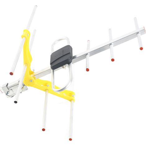 Antenne De Télévision Numérique Pour Hdtv Dvbt Dvbt2 470 Mhz-860 Mhz Amplifiée En Extérieur