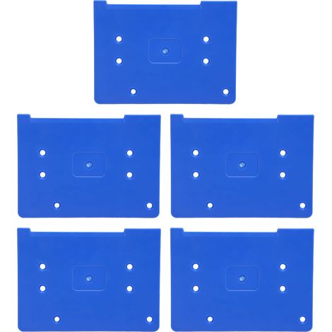 Support De Meuleuse D'Angle, Accessoires De Panneau Inférieur, Outil De Chanfreinage De Carreaux, Plaque De Base Résistante Aux Rayures, 5 Pièces