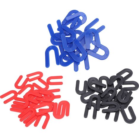 60 Pièces Cales En Plastique Fer À Cheval Entretoises De Carreaux En Forme De U 1/4in 1/8in 1/16in Kit De Cale De Nivellement D'Installation De Levage Automatique Pour La Réparation De Voiture Automob