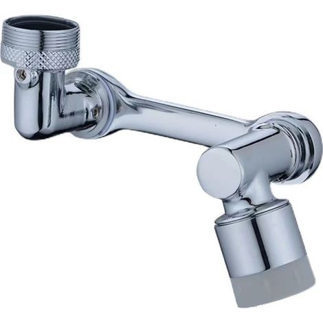Aérateur De Robinet Pivotant, Prolongateur Rotatif, Résistant Aux Éclaboussures, Eau D'Évier Universelle, Sortie À 2 Modes, Bras Robotique Pour Cuisine Et Salle De Bains