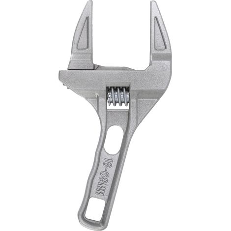 Clé De Salle De Bain En Aluminium, Grande Ouverture Réglable Pour Les Outils De Réparation De Vidange De Lavabo, Plage De Serrage De 6 À 68mm