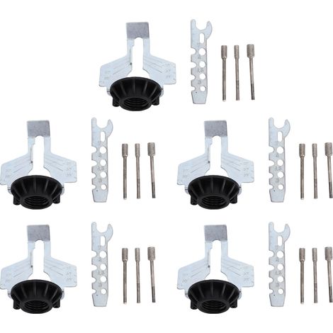 Kit De Fixation D'Affûtage De Tronçonneuse, Guide D'Angle, Limes De Pierre À Aiguiser, Outil De Perçage Électrique Manuel, Accessoires Pour Tondeuse De Jardinage