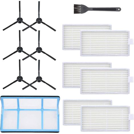 Kit De Filtre À Brosse Latérale, Pièces De Rechange Compatibles Avec Aspirateur Robot Pour Ilife V3 V3s V5 V5s