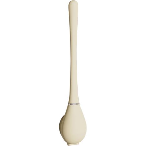 Brosse De Toilette En Forme De Batte De Baseball, Lumière Innovante, Luxe, Ouverture Et Fermeture Automatique, Nettoyage En Profondeur, Nettoyant En Silicone, Blanc Crème