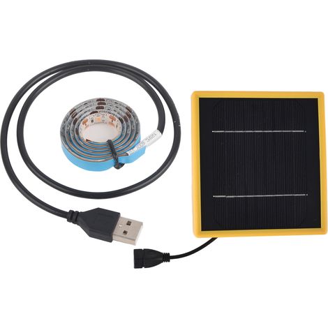 Bande Lumineuse De Croissance Pour Plantes Solaires, 5w, Led, Spectre Complet, Flux Lumineux Élevé, Pour 0.5 Mètres/19,7 Pouces