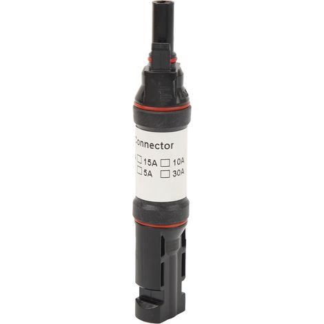 Mâle-femelle Solaire De Connecteur De Support De Fusible De 1000v 20a Imperméable En Ligne Anti Inverse