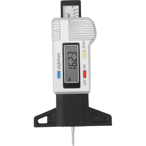 Outil De Mesure Numérique De Jauge De Profondeur De Bande De Roulement De Pneu, Plage De 0 À 25,4 Mm, Lecture Précise