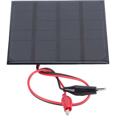 Module De Panneau Solaire 2w 6v Avec Clip, Panneau De Chargement Diy Pour Chargeur De Lampe De Jouets
