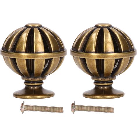2 Ensembles De Boutons D'Armoire, Cage À Oiseaux, Tiroir De Placard Creux, Armoire En Alliage De Zinc Pour La Décoration De La Maison, Bronze 366