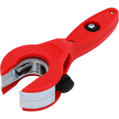 Coupe-tube À Cliquet 8-29 Mm, Tube Polyvalent Pour Couper Les Tuyaux En Cuivre, Pvc Et Plastique Rouge