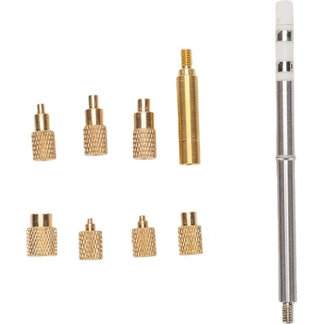 Kit D'Insertion De Chaleur M2 M3 M4 M5 M6 M8, Écrous Moletés En Laiton Pour Fer À Souder T65 Sh72 Sh73