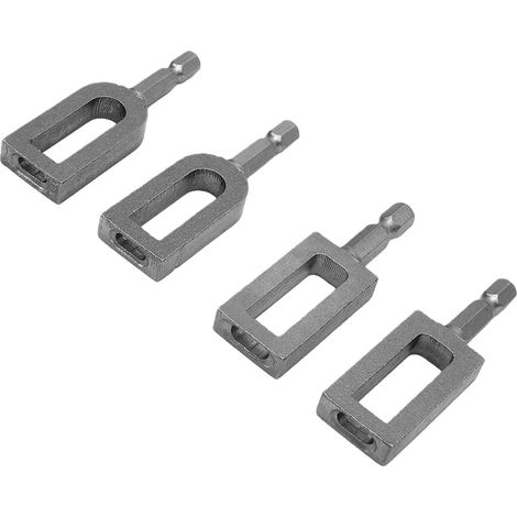 Perceuse Électrique Twister De Fil, Outil De Torsion En Acier Au Carbone Pour La Construction De Clôtures 4 Pièces