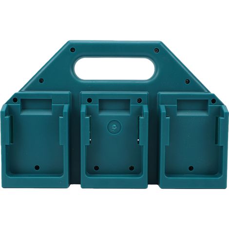 Support De Stockage À 6 Emplacements Adapté Pour Makita Bl1830 Bl1850 Bl1840 Bl1845 Bl1815 Bl1820 Bl1860b, Organisateur Portable De Batterie 18v 14.4v, Accès Rapide