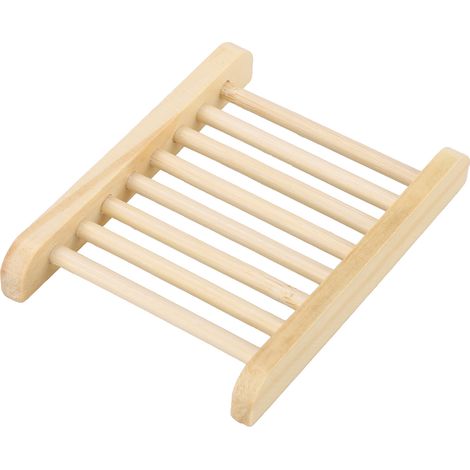 Porte-savon En Bois, Boîte Faite À La Main, Bûche De Vaisselle De Salle De Bain Sèche Et Qui Fuit