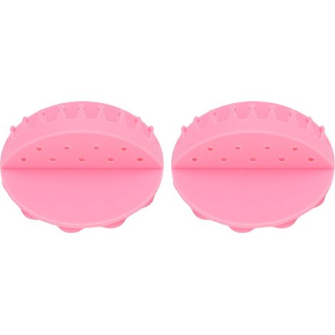 Collecteur De Cheveux Mural En Silicone, 2 Pièces, Aspiration Puissante, Nettoyage Facile, Receveur De Douche Pour Salle De Bains, Noir