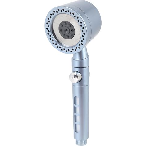 Pommeau De Douche Filtré, Plusieurs Modes, Look Élégant, Boost De Pression, Portable, Pour Usage Domestique, Bleu