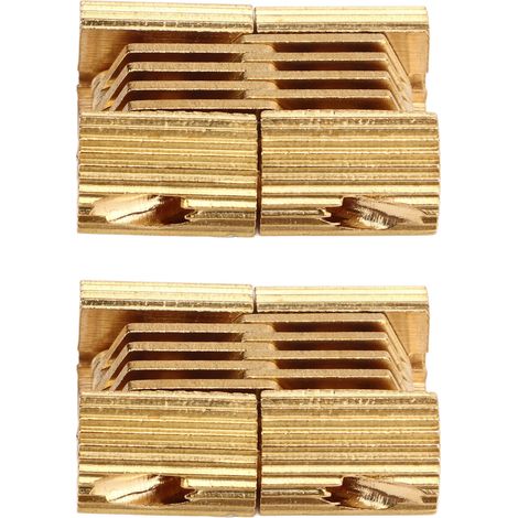 Charnières Cachées En Cuivre, Ouverture À 180 Degrés, Pour Porte D'Armoire, Boîte-cadeau, 2 Pièces