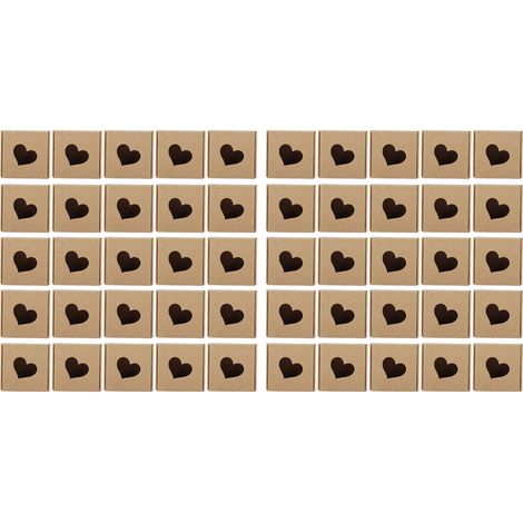 Boîte À Savon En Papier Kraft Faite À La Main, 50 Pièces, Emballage Pour Cadeaux De Mariage, Bonbons, Bijoux