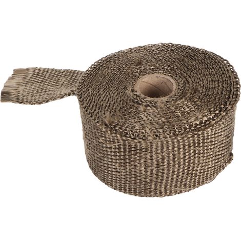 Sangle D'Isolation Ignifuge, Protection De Cheminée Anti-brûlure Avec 2 Clips Pour Tube De Four, Tuyaux D'Échappement De Moto