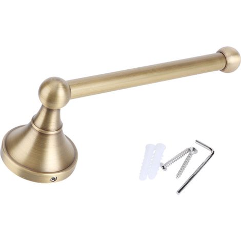 Barre De Support De Rouleau De Papier De Soie De Salle De Bains De Bâti De Mur D'Acier Inoxydable En Laiton Rétro
