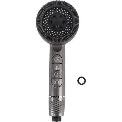 Pommeau De Douche À Surpression, Filtre Intégré, Plusieurs Modes De Pulvérisation, Portable Pour La Maison, Gris