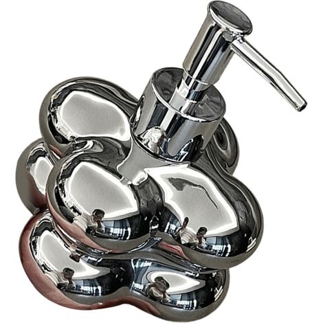 Bouteille À Pompe À Pression Nuage En Céramique, Décoration Réutilisable, Distributeur De Forme Rechargeable Pour Salle De Bains, Électroargentage