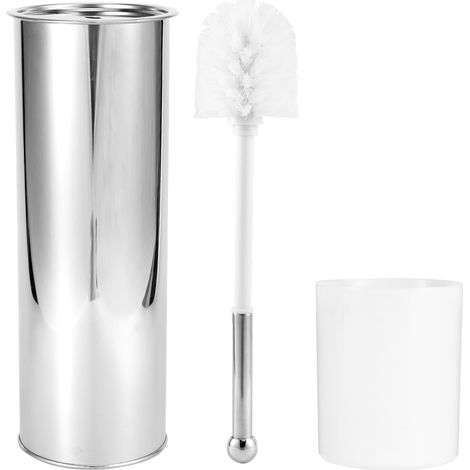 Ensemble De Nettoyage De Brosse De Toilette Domestique En Acier Inoxydable, Kit De Nettoyage De Salle De Bain, Accessoire