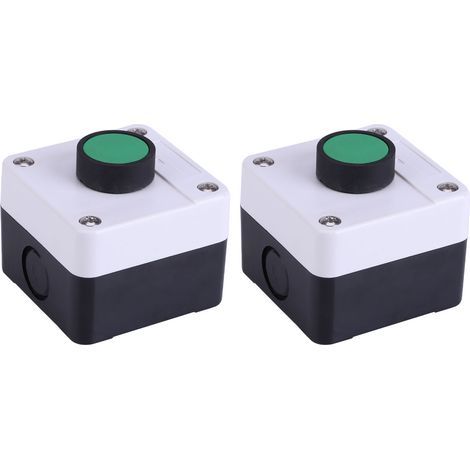 Boîte De Station De Commutation À Bouton-poussoir, 2 Pièces, Une Commande Momentanée Pour Ouvre-porte, Vert