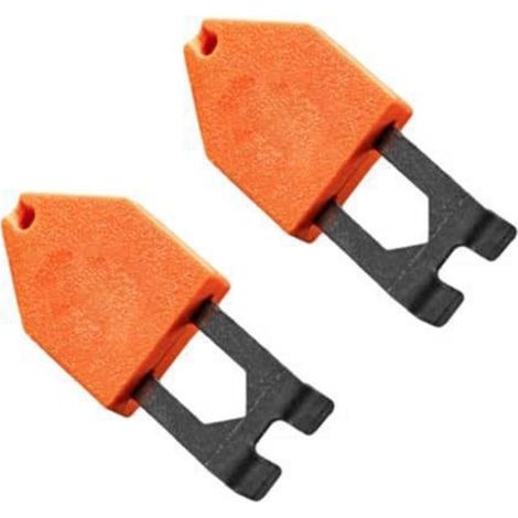 Crochet D'Ancrage Pour Corde À Bois, Fixation Rapide À Une Seule Main, Extrémité De Ligne De Craie, 2 Pièces