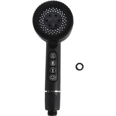 Pommeau De Douche À Surpression, Filtre Intégré, Plusieurs Modes De Pulvérisation, Portable Pour La Maison, Noir
