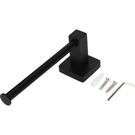 Support Mural Pour Papier Toilette, Distributeur De Rouleaux De Papier Toilette, Noir