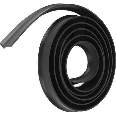 Bande D'Isolation De L'Eau, Flexible Et Pliable, Auto-adhésive, Tpe, Douche, Séparation Humide Et Sèche, Accessoires De Salle De Bains, 3 Mètres, Noir
