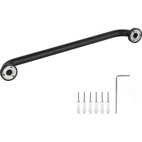 Poignée De Baignoire Antidérapante En Aluminium Black Space, Barre D'Appui De Sécurité, Fourniture De Salle De Bain 50cm