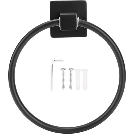 Anneau De Serviette Mural Simple Et Durable, Support Rond De Salle De Bains, Matériel De Suspension