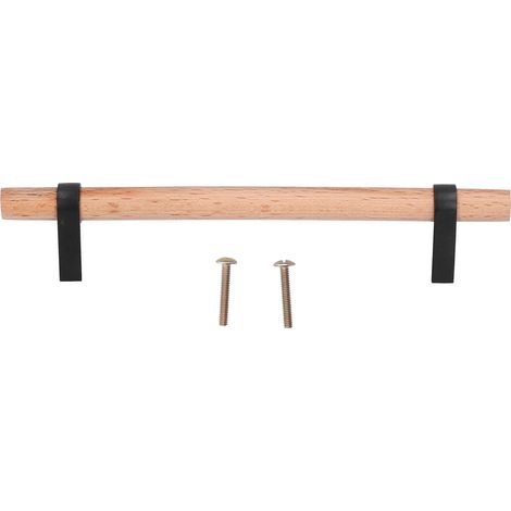 Poignée De Garde-robe À Tiroirs Moderne Et Simple, Quincaillerie De Porte En Pin Noir Pour La Maison Et Le Salon, 128 Trous