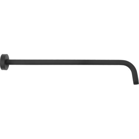 Bras De Douche Npt1/2, Support Mural En Acier Inoxydable, Extension De Tête Dissimulée Avec Bride, Noir