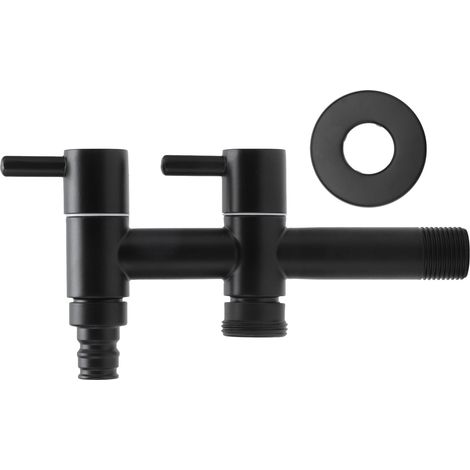 Robinet D'Eau De Machine À Laver Allongé G1/2, En Acier Inoxydable, Pour Piscine À Vadrouille