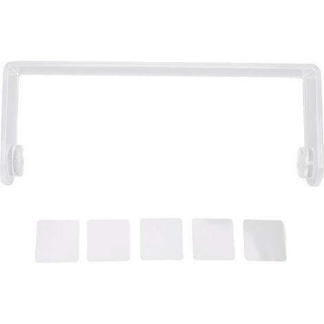 Porte-serviettes En Papier Acrylique Sous Armoire, Support Auto-adhésif, Distributeur De Rouleaux De Cuisine Pour Salle De Bains Transparent