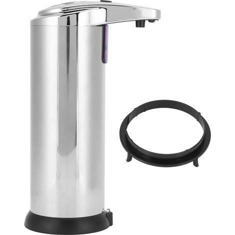 Distributeur De Savon Intelligent De 250ml, Récipient De Liquide À Induction Automatique Pour Salle De Bains Et Cuisine